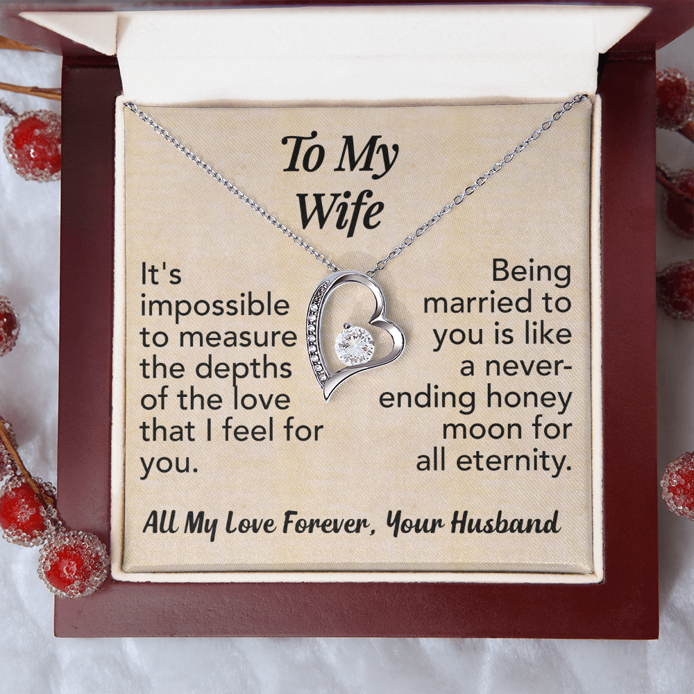 To My Wife-Forever Love Necklace