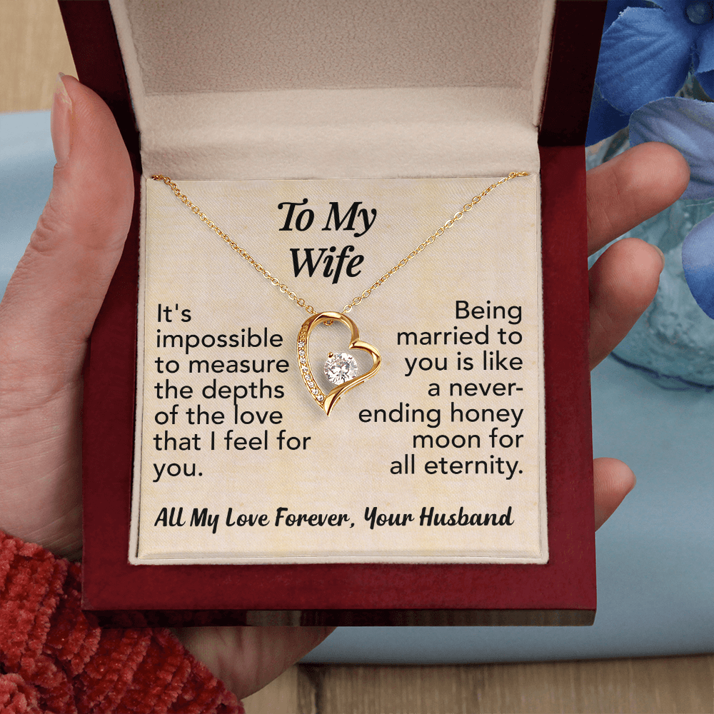 To My Wife-Forever Love Necklace