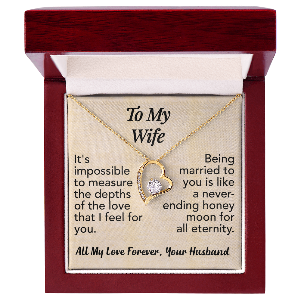To My Wife-Forever Love Necklace