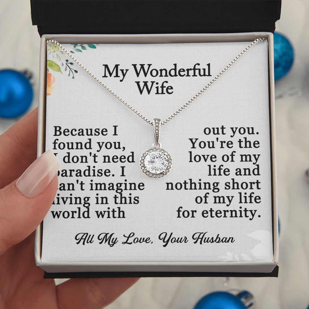 MY Wonderful Wife-Eternal Hope Necklace