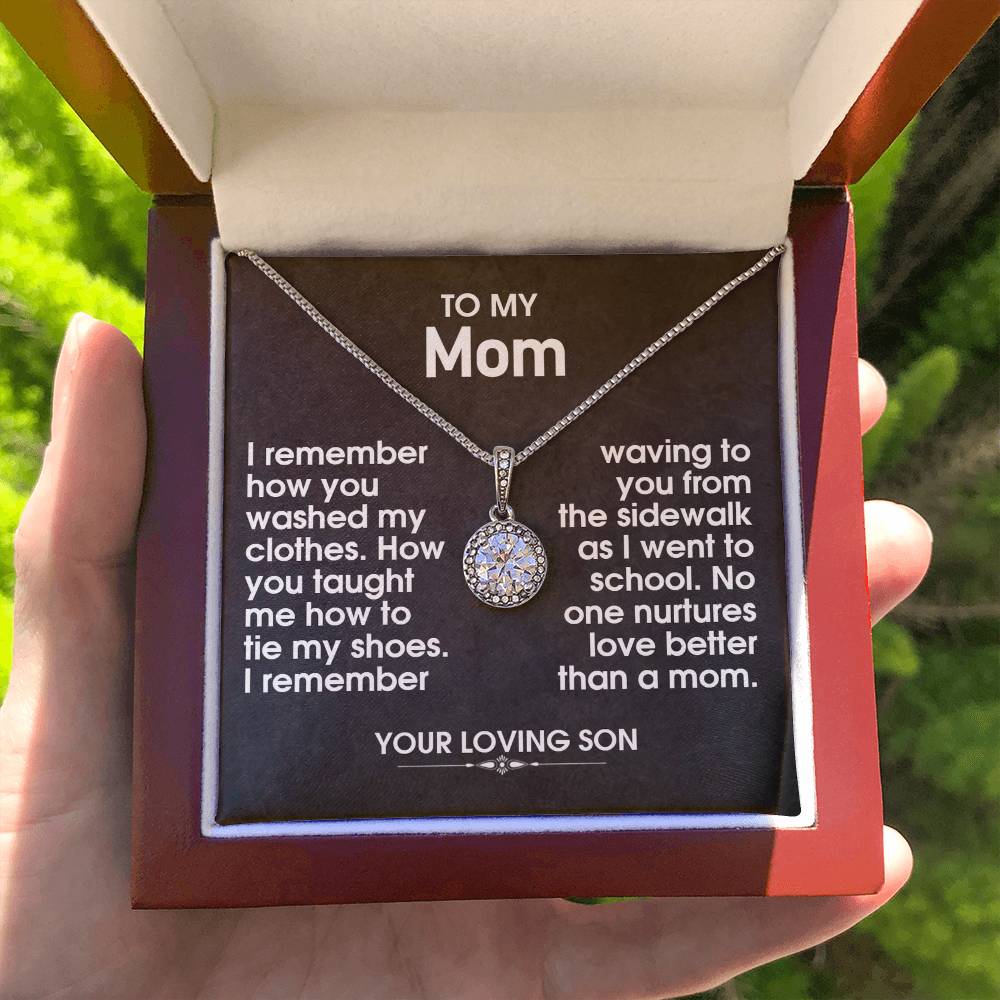 To My Mom-Eternal Hope Necklace