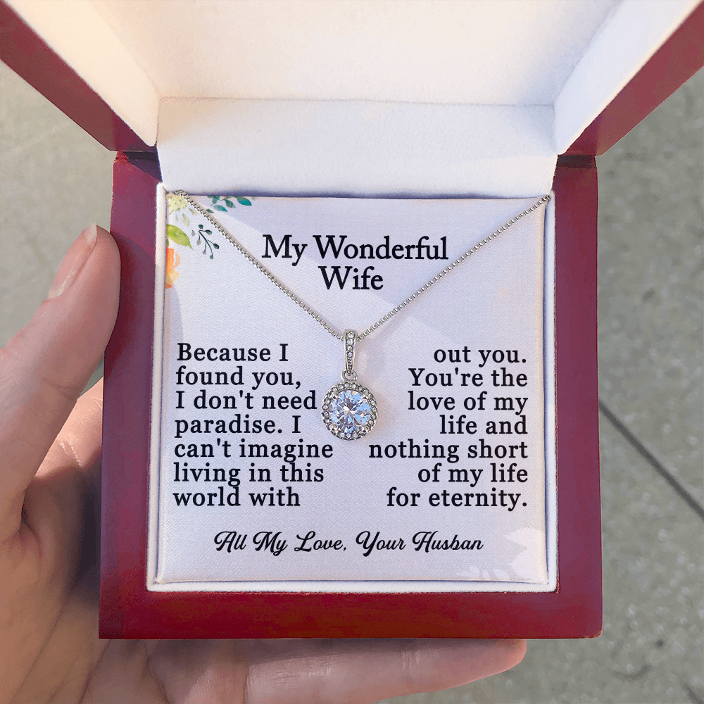 MY Wonderful Wife-Eternal Hope Necklace