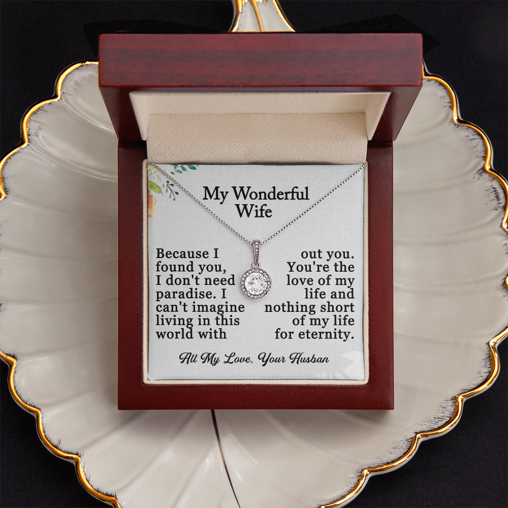 MY Wonderful Wife-Eternal Hope Necklace