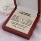My Daughter- Happy Birthday - Love Knot Necklace & Earring Set