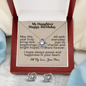 My Daughter- Happy Birthday - Love Knot Necklace & Earring Set