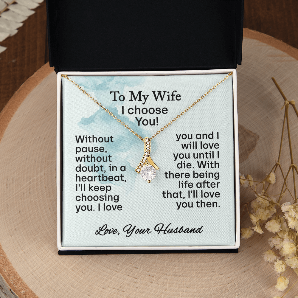 To My Wife- Alluring Beauty Necklace