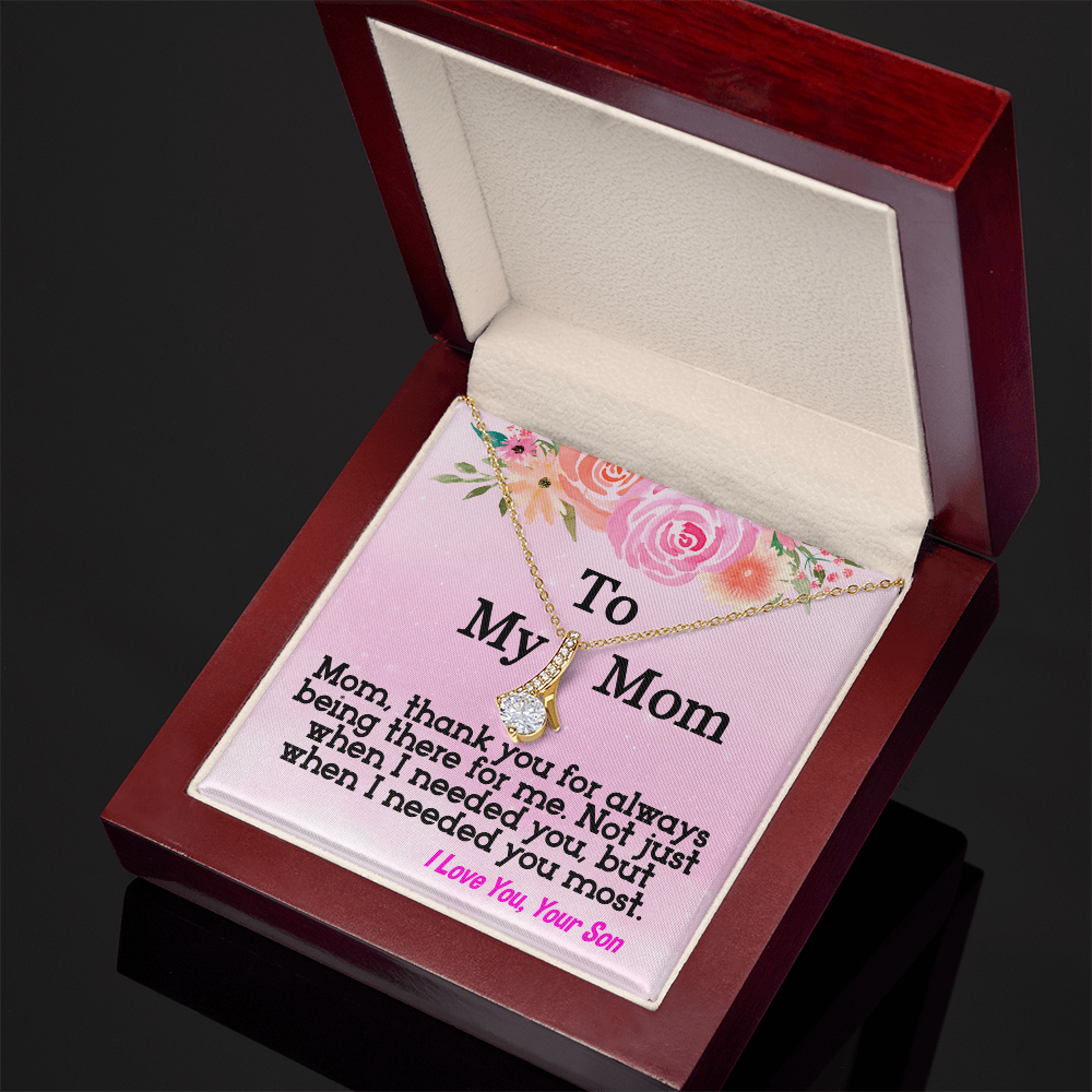 To My Mom - Alluring Beauty Necklace