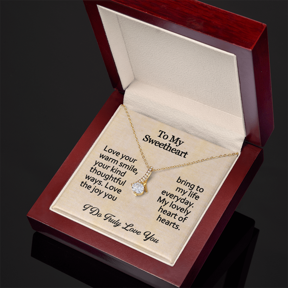 To My Sweetheart- Alluring Beauty Necklace