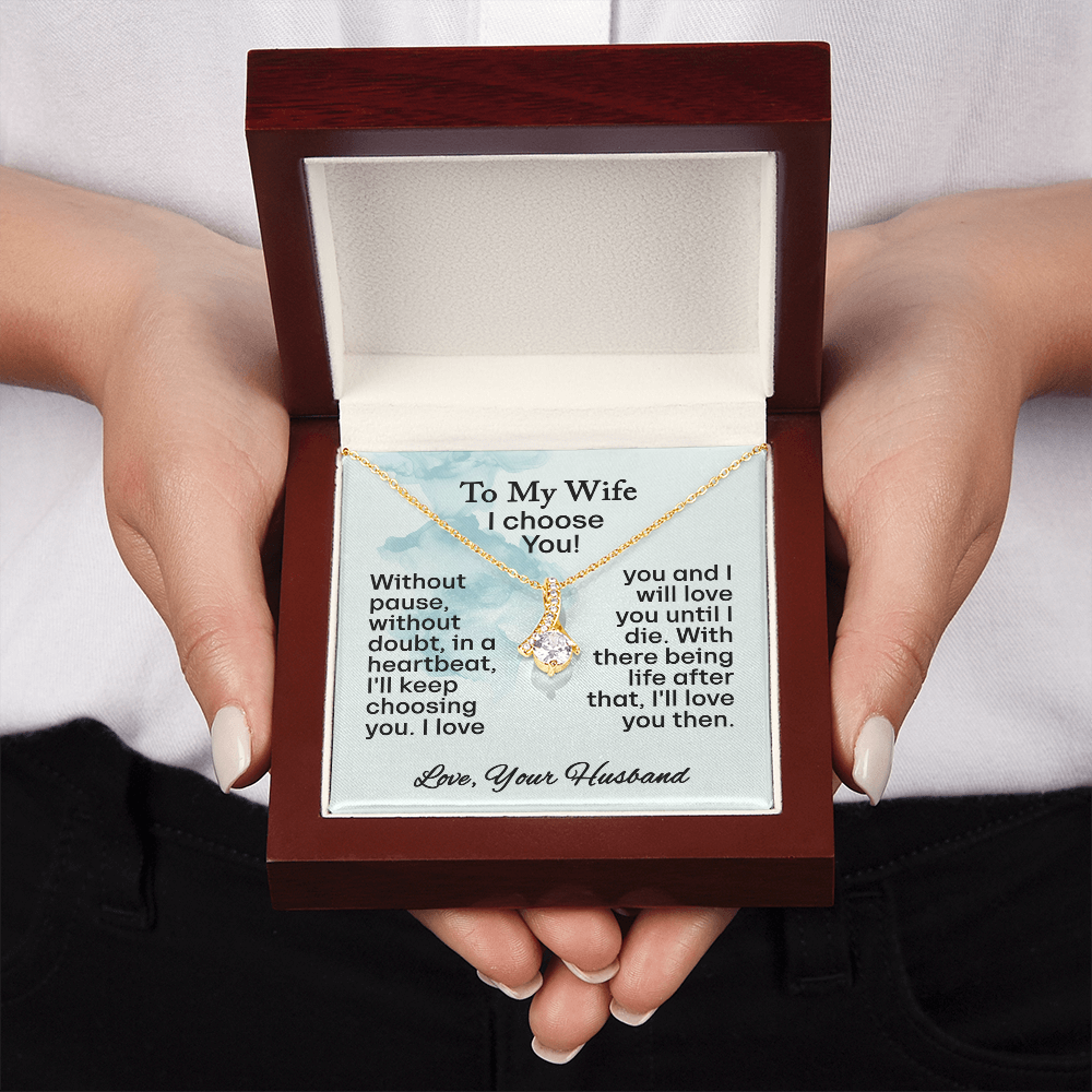 To My Wife- Alluring Beauty Necklace
