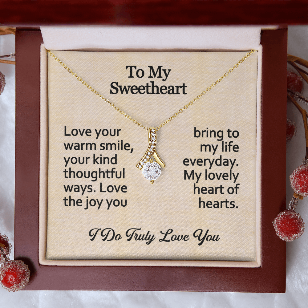To My Sweetheart- Alluring Beauty Necklace