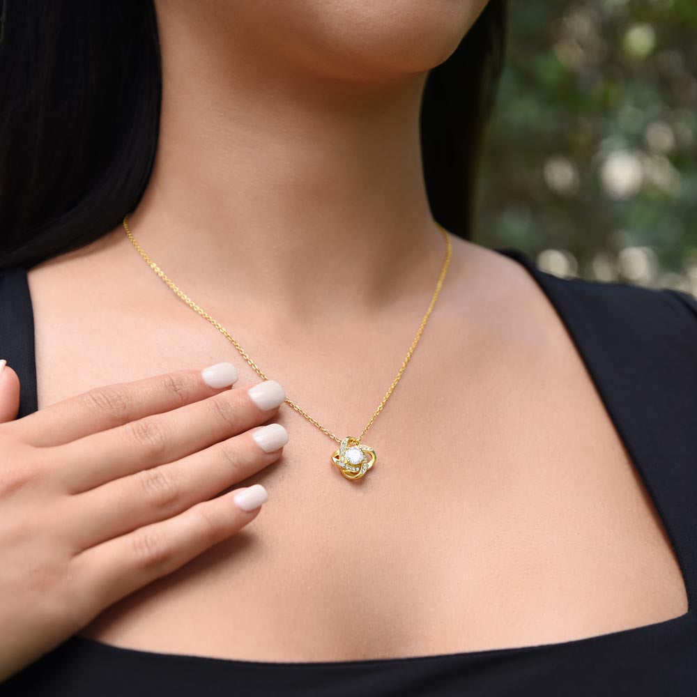 My Wonderful Wife- Love Knot Necklace