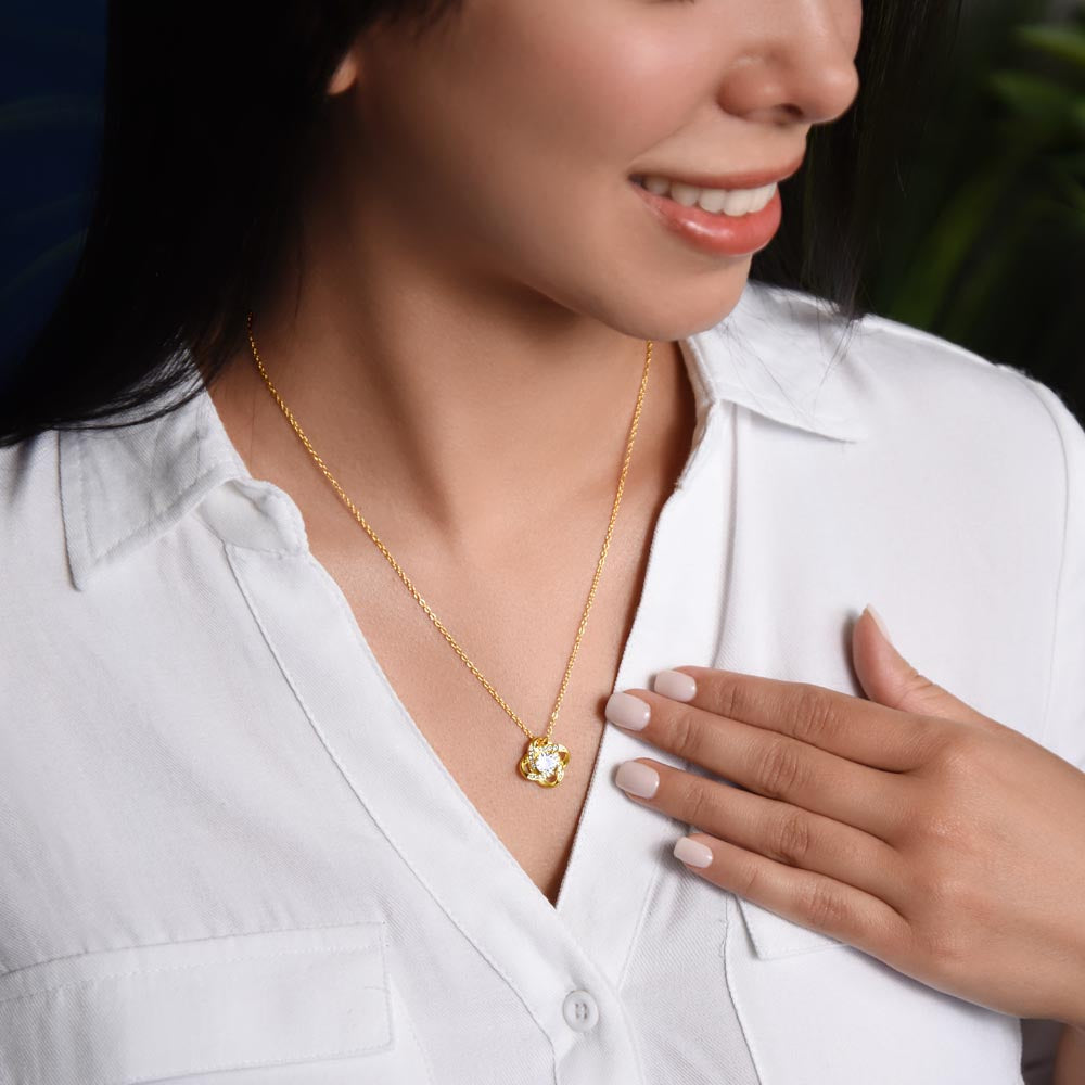 My Wonderful Wife- Love Knot Necklace