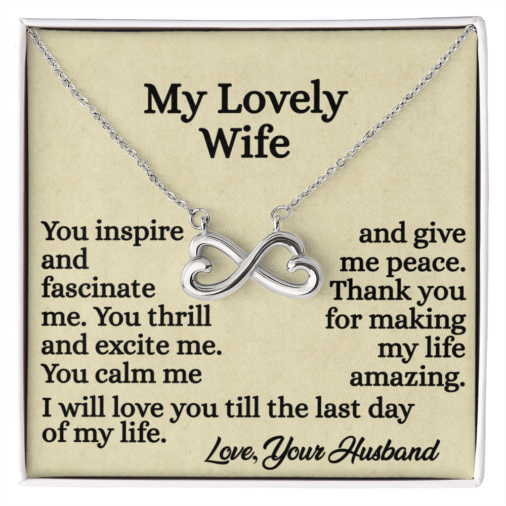 My Lovely Wife-Endless Love Necklace