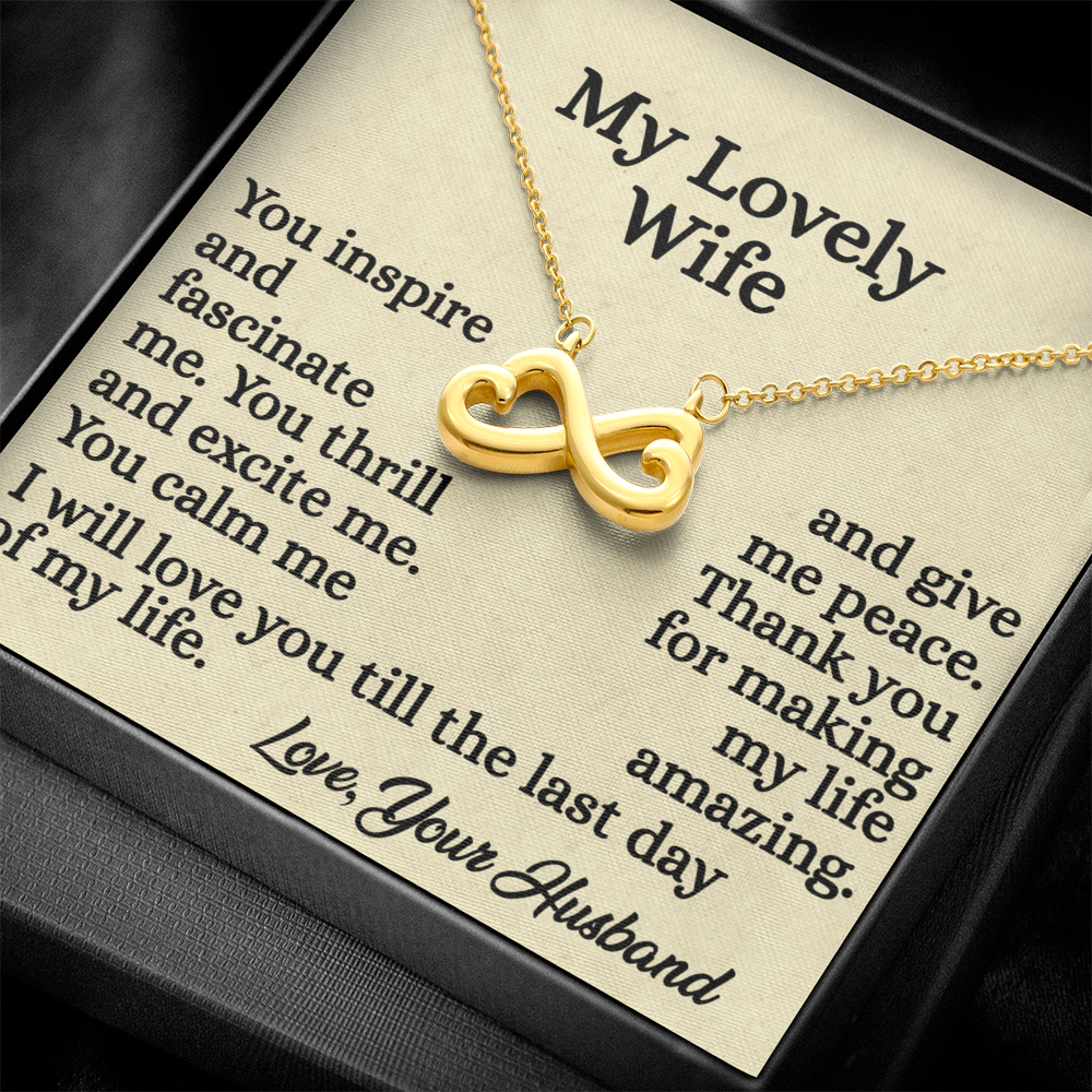 My Lovely Wife-Endless Love Necklace