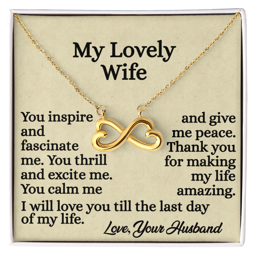 My Lovely Wife-Endless Love Necklace