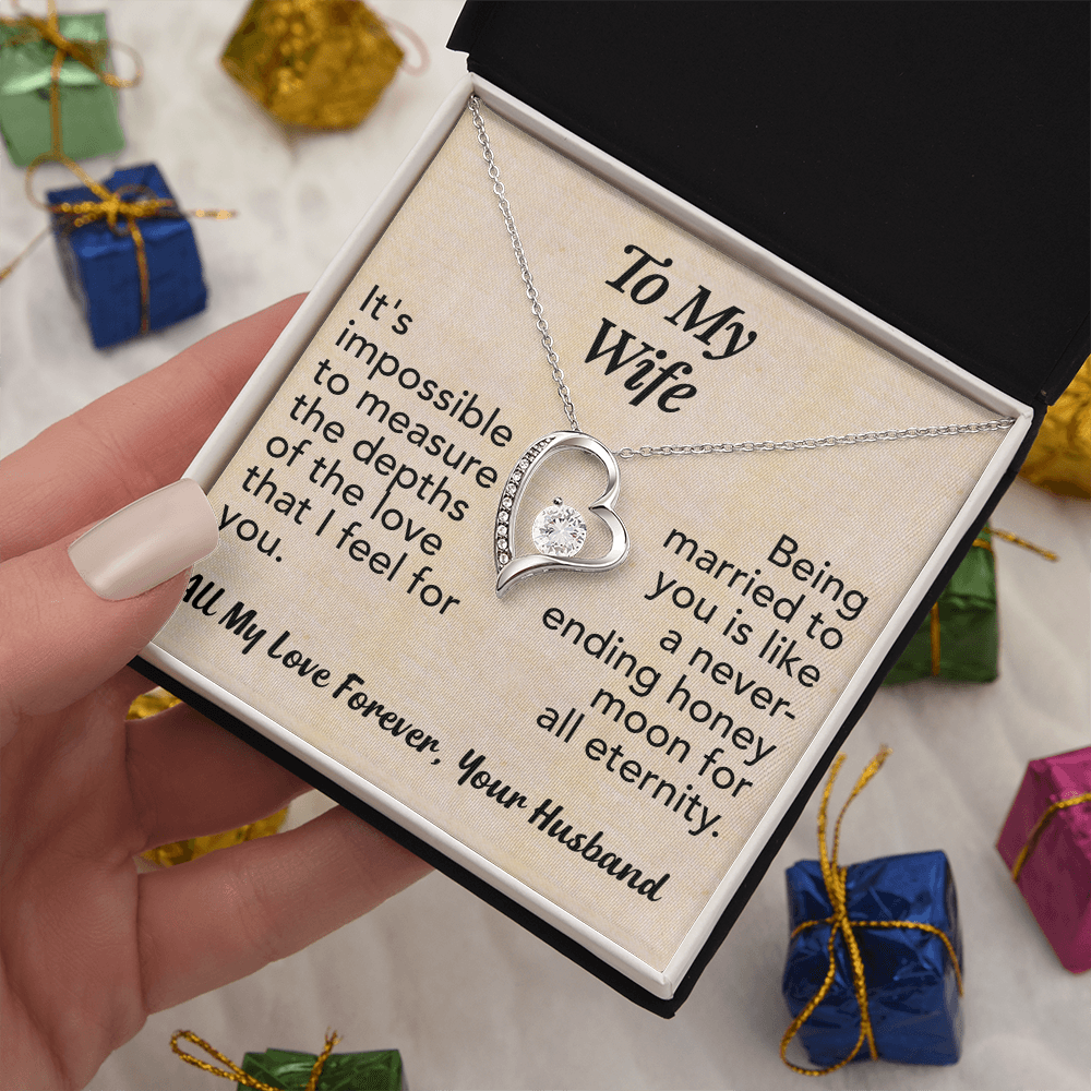 To My Wife-Forever Love Necklace