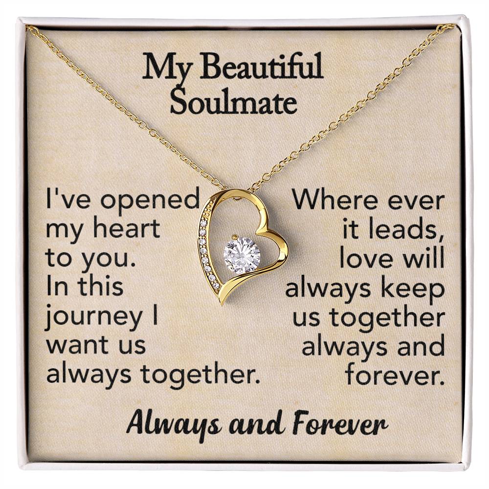 My Beautiful Soulmate- Forever Love Necklace