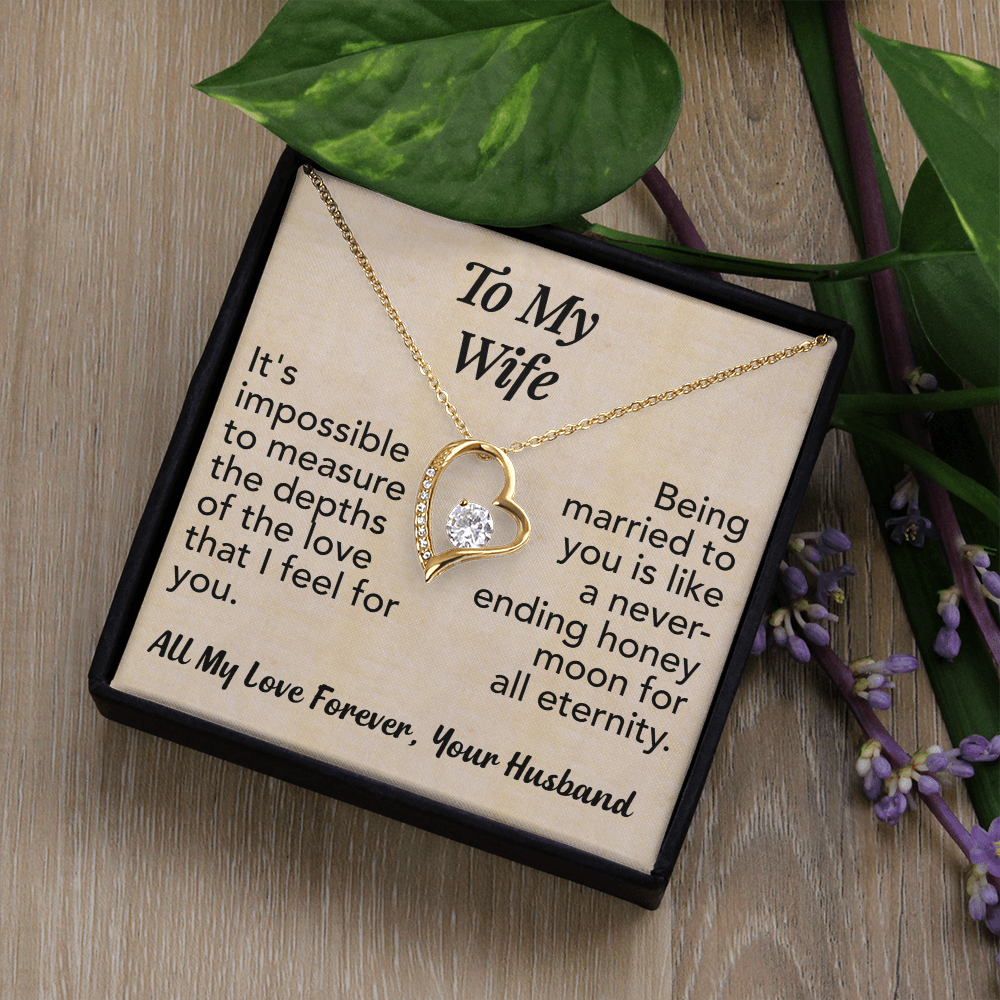 To My Wife-Forever Love Necklace