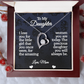 To My Daughter- Forever Love Necklace