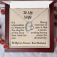 To My Wife-Forever Love Necklace