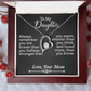 To My Daughter-Forever Love Necklace