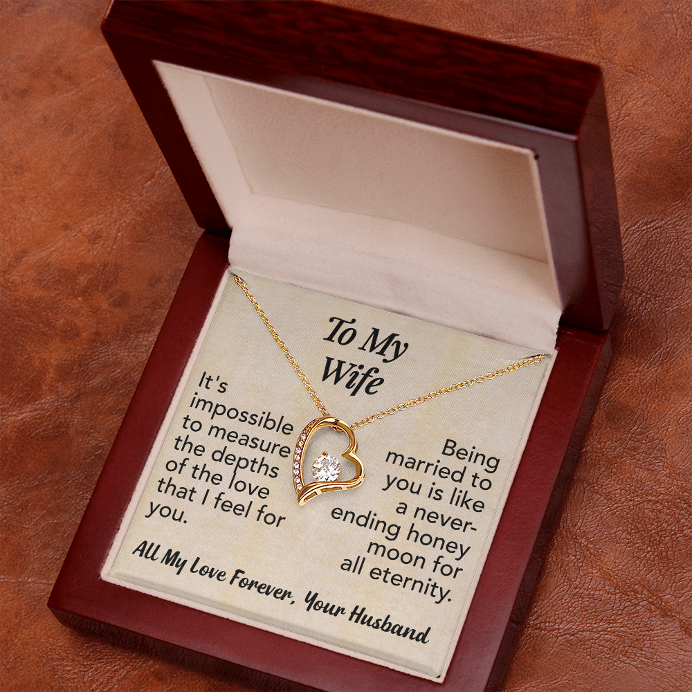 To My Wife-Forever Love Necklace
