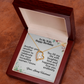 To My Wife Happy Birthday- Forever Love Necklace