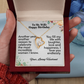 To My Wife Happy Birthday- Forever Love Necklace