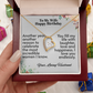 To My Wife Happy Birthday- Forever Love Necklace