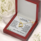 To My Wife Happy Birthday- Forever Love Necklace