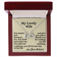 My Lovely Wife-Endless Love Necklace