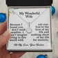 MY  Wonderful Wife-Eternal Hope Necklace