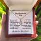 MY  Wonderful Wife-Eternal Hope Necklace