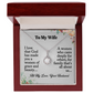 To My Wife- Eternal Hope Necklace