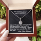 My Lovely Wife, Happy Birthday- Eternal Hope Necklace