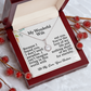 MY  Wonderful Wife-Eternal Hope Necklace