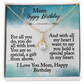 Mom Happy Birthday-Alluring Beauty Necklace