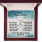 Mom Happy Birthday-Alluring Beauty Necklace