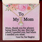 To My Mom- Alluring Beauty Necklace