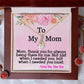 To My Mom - Alluring Beauty Necklace