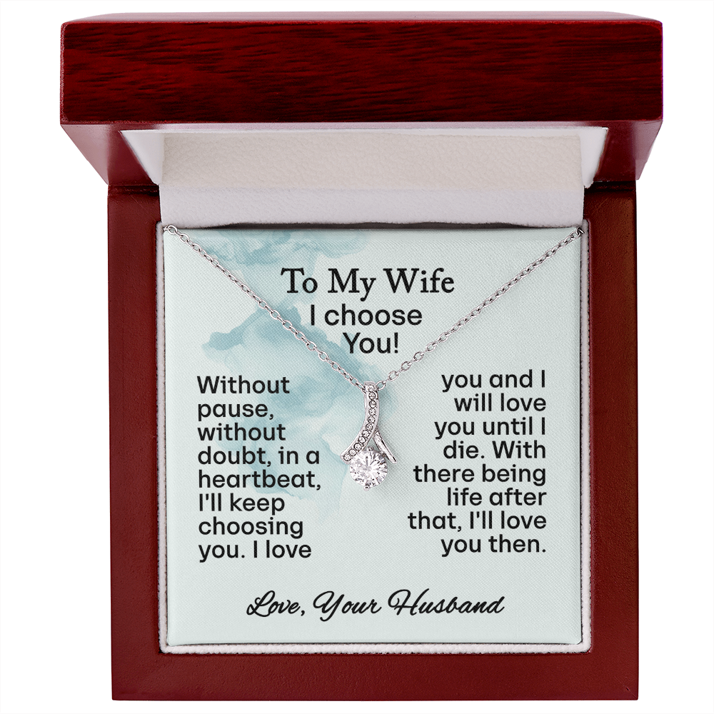 To My Wife- Alluring Beauty Necklace