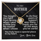 To My Mother-Love Knot Necklace