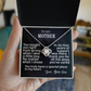 To My Mother-Love Knot Necklace