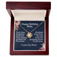 Mom Happy Birthday-Love Knot Necklace