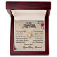 To My Wife Happy Birthday-Love Knot Necklace