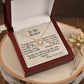 To My Mother- Love Knot Necklace