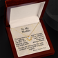 To My Mother- Love Knot Necklace