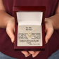 To My Mother- Love Knot Necklace