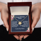 Mom Happy Birthday-Love Knot Necklace
