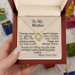 To My Mother- Love Knot Necklace